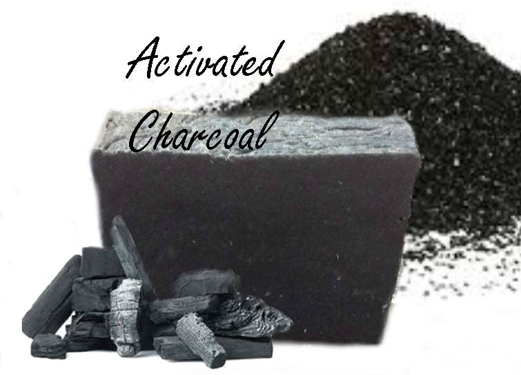 Activated charcoal soap